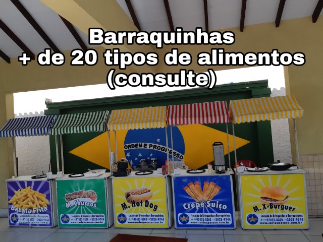 Barraquinha de festa Santos